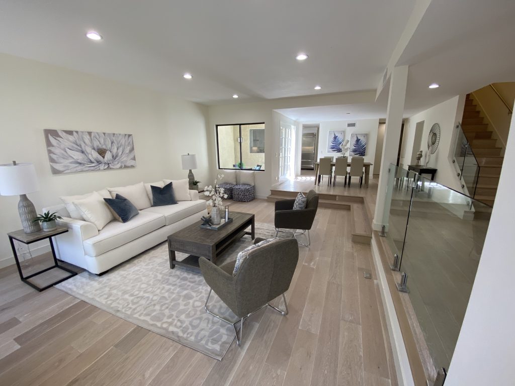 Expert home remodel for a complete house transformation in California featuring open-concept living and luxury structural design.