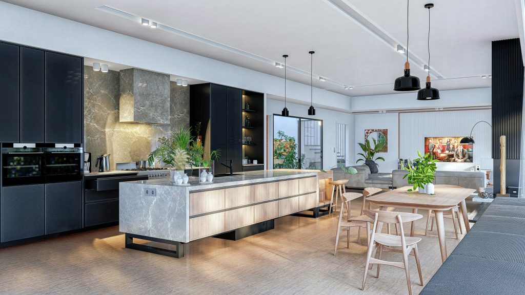 Elegant Kitchen in California